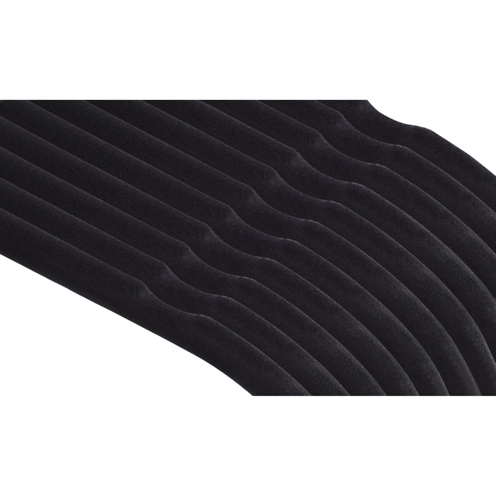 Kledinghangers - antislip - 20 stuks - zwart