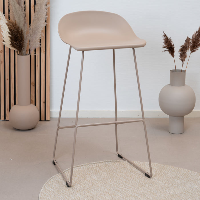 Bronx71 Scandinavische Barkruk Ellen taupe 76 cm