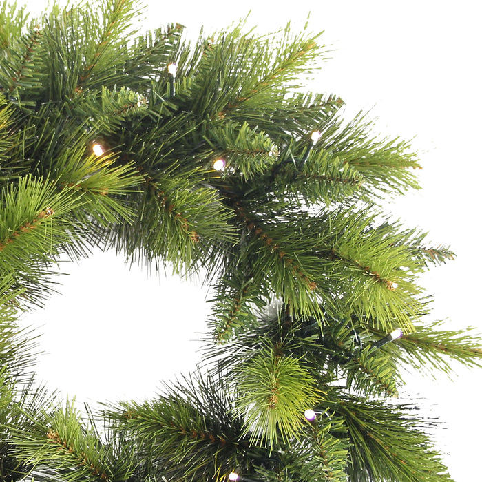Bloomique - Kerstkrans 'King Tree' - Met verlichting - 60 cm