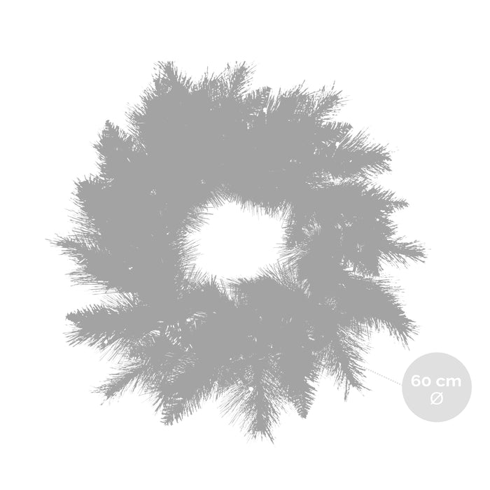 Bloomique - Kerstkrans 'King Tree' - Met verlichting - 60 cm