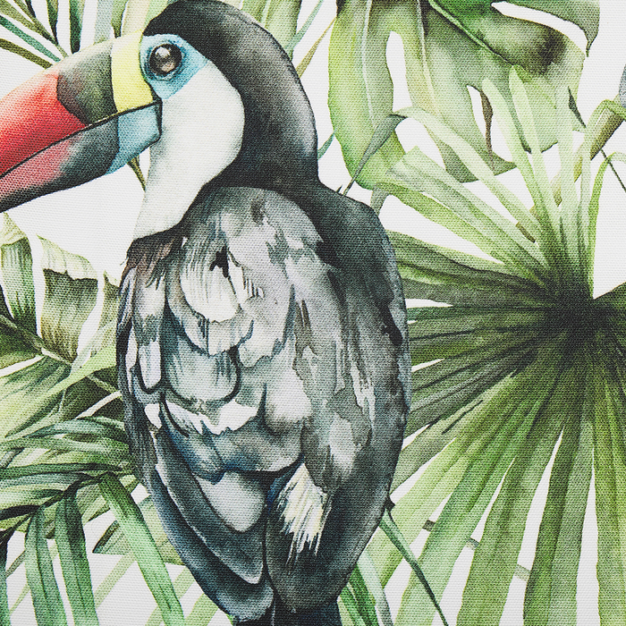 Beliani-ANZIO -Strandstoel set van 2-Donkerhout|Toekan-Polyester