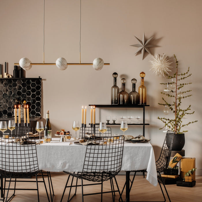 It's about RoMi Carrara Hanglamp - 6-bollen - Goud