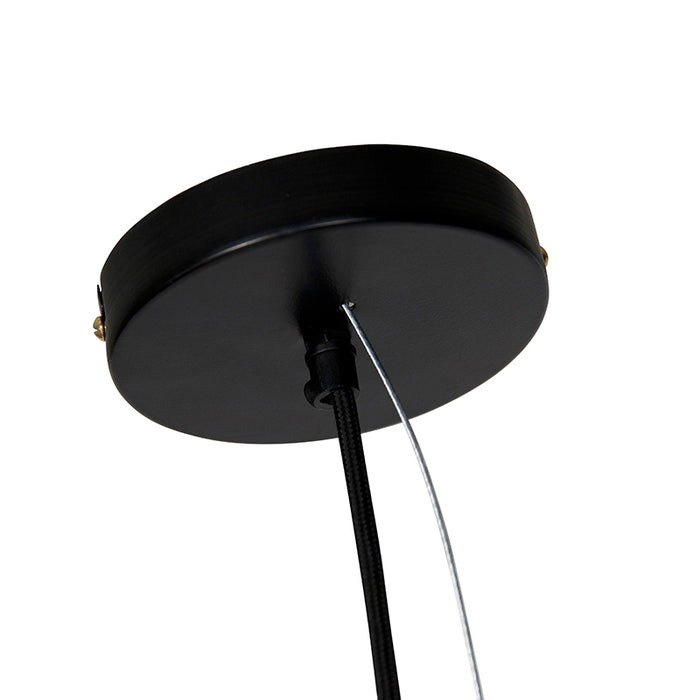 QAZQA Oosterse hanglamp zwart 45 cm x 40 cm - Vadi