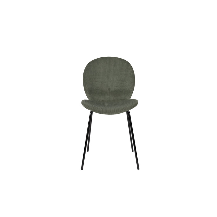 Zuiver Bonnet Eetkamerstoelen Groen - Set van 2