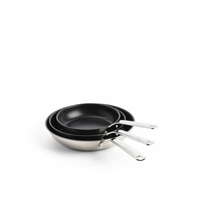 KitchenAid Stainless Steel Koekenpannenset 3-delig
