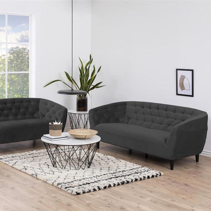 Lisomme Kaat 3 zits bank donkergrijs