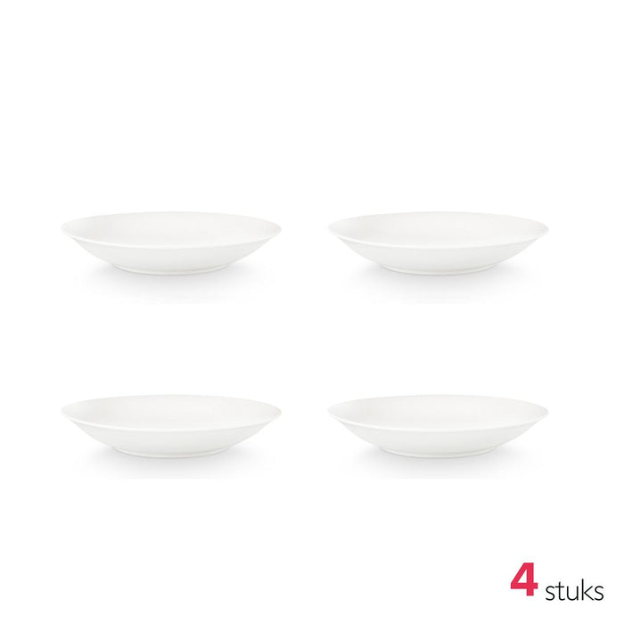 vtwonen Serviesset - Wit - Porselein - 24-delig