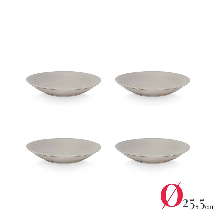 vtwonen Serviesset - Matt Flax - Porselein - 24-delig