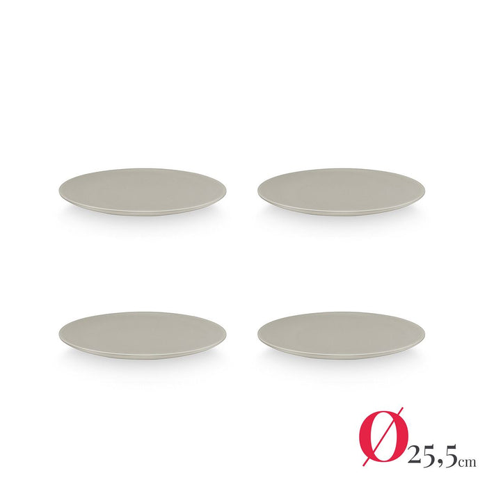 vtwonen Serviesset - Matt Flax - Porselein - 24-delig