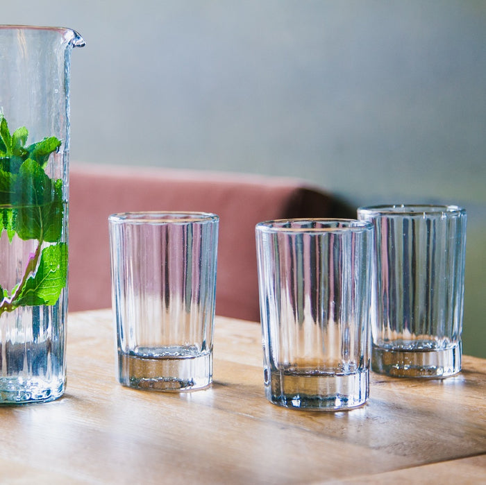Brût Homeware, Set van 6 Water | Sap Glas 20 CL, helder