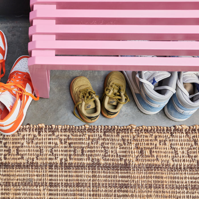 HKliving Slatted Bankje B 164 cm - Hot Pink