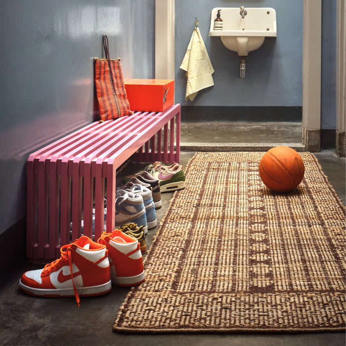 HKliving Slatted Bankje B 164 cm - Hot Pink