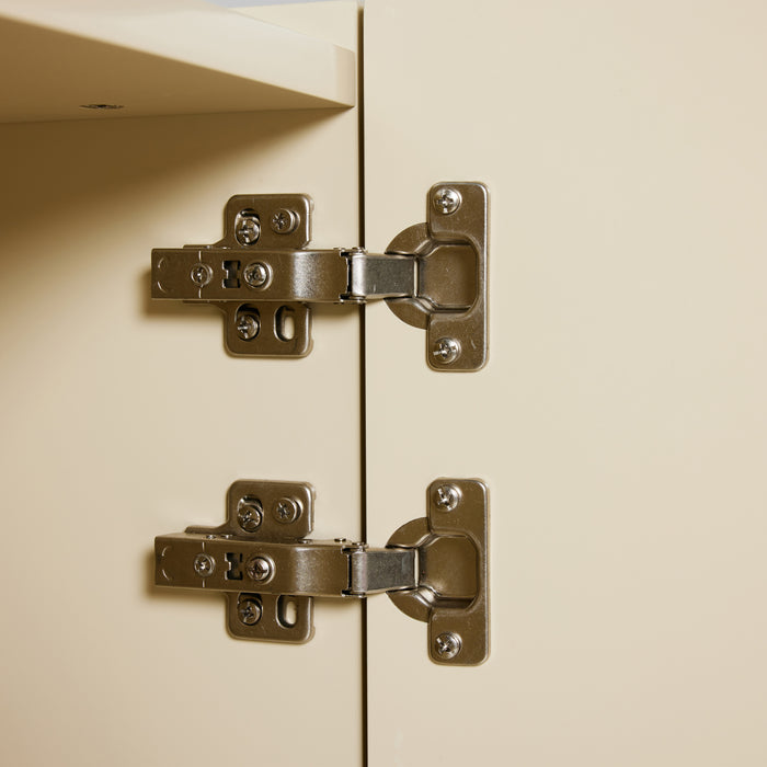 HKliving Cupboard Opbergkast - Glossy Cream