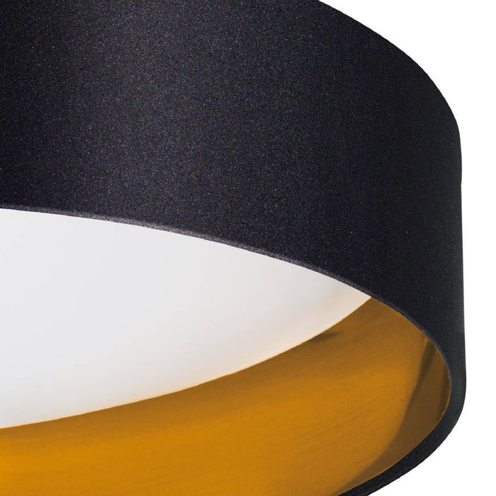 EGLO Maserlo 2 Plafondlamp - LED - Ø 38 cm - Wit|Zwart|Goud