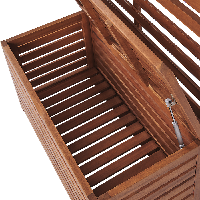 Beliani - MATINO - Tuinbank - Lichte houtkleur - Acaciahout