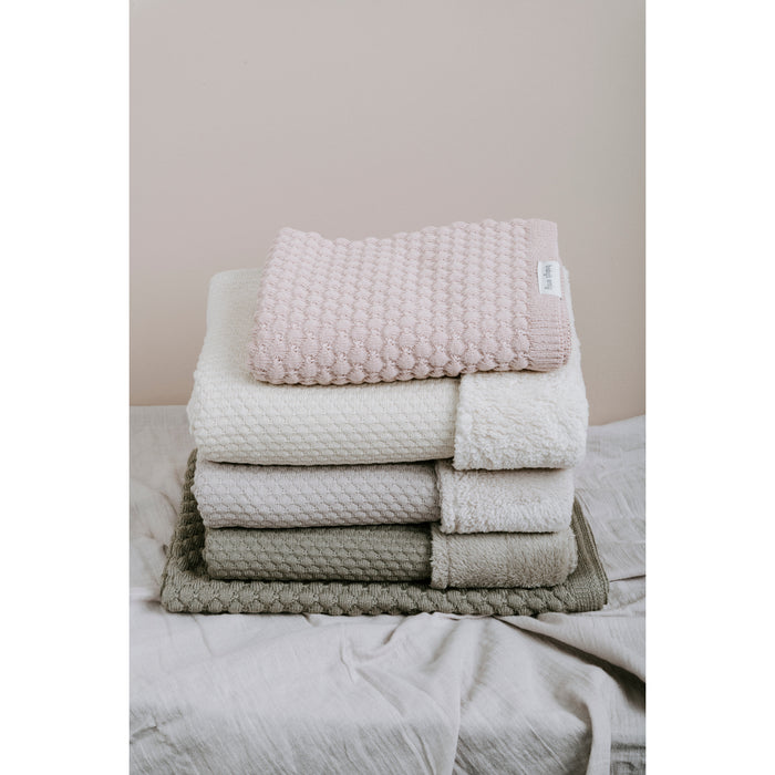 Baby's Only Wiegdeken teddy Sky - Urban Taupe - 70x95 cm