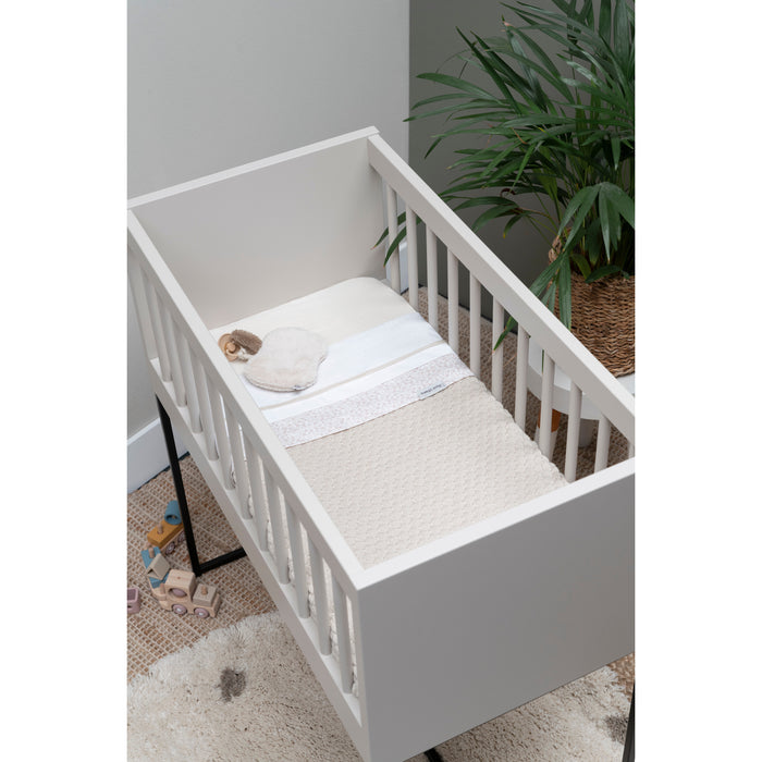 Baby's Only Wiegdeken teddy Sky - Urban Taupe - 70x95 cm