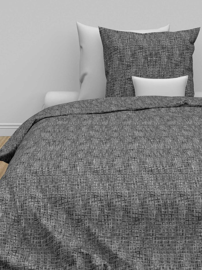 Zo Home Dekbedovertrek Flanel Blitz - ink black