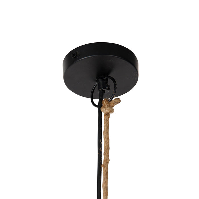 QAZQA Vintage hanglamp goud - Animal Monkey