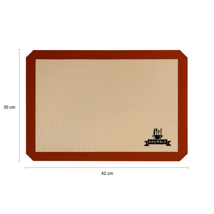 Krumble Siliconen bakmat - bruin