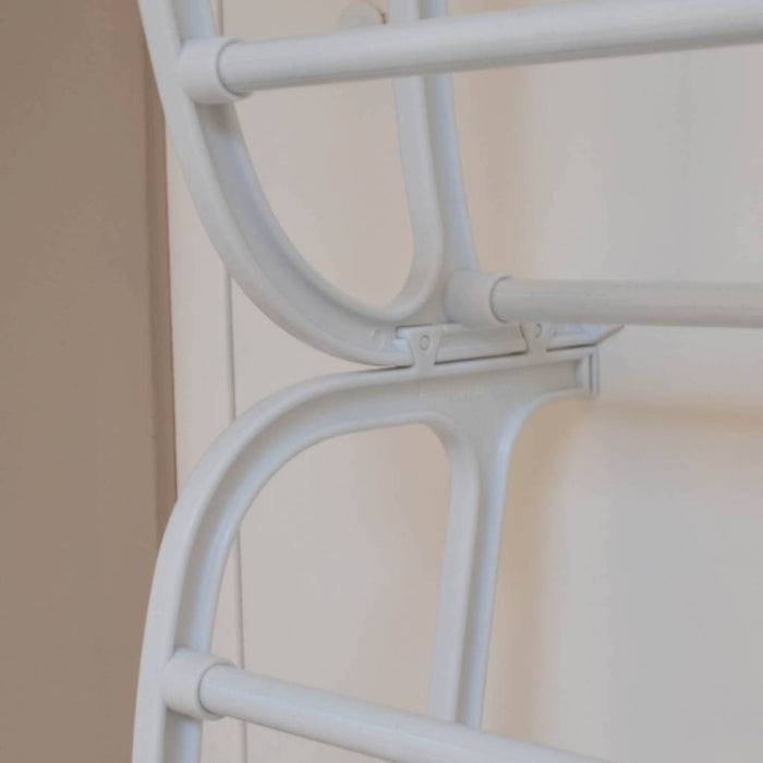 O'DADDY® Hangend schoenenrek - Opdek en stompe deur - 20x51x182cm wit