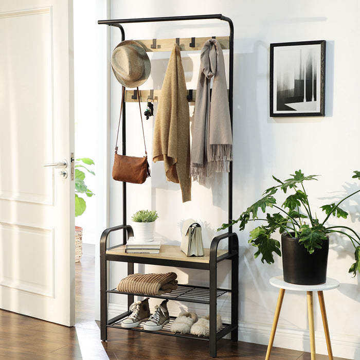 ACAZA Garderoberek Lichte eik