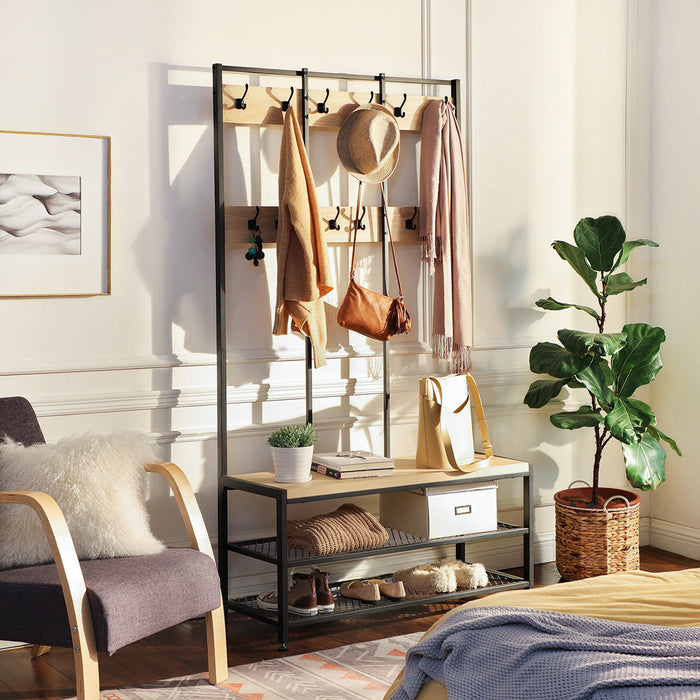 ACAZA Garderoberek Lichte eik