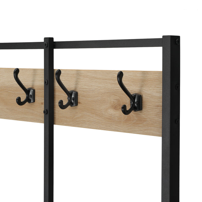 ACAZA Garderoberek Lichte eik