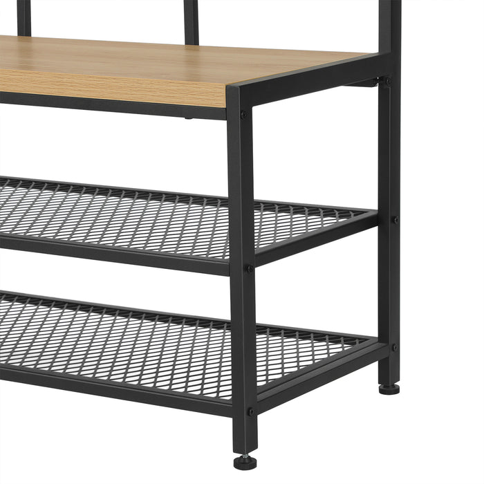 ACAZA Garderoberek Lichte eik