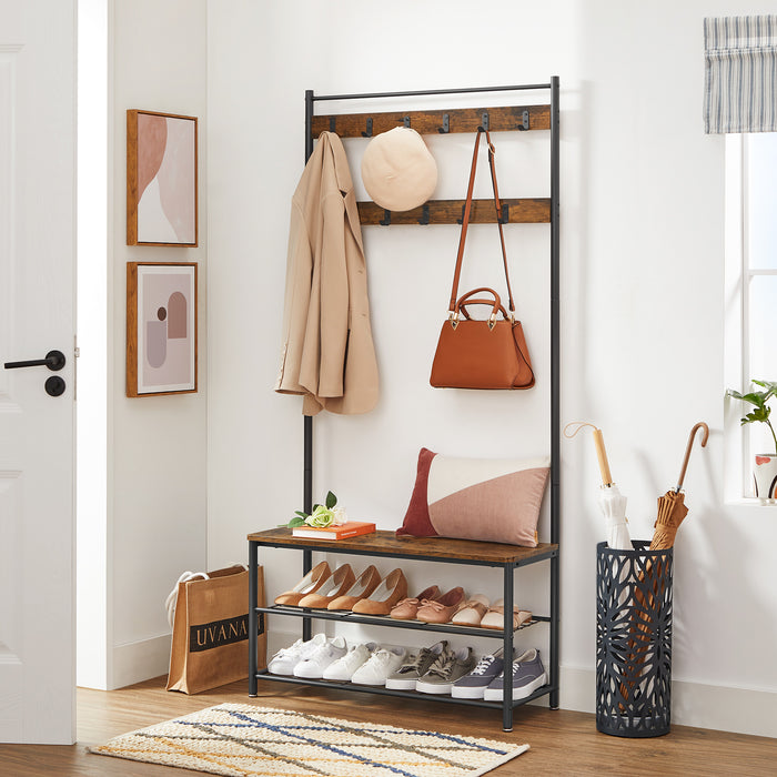 ACAZA Garderoberek Vintage bruin