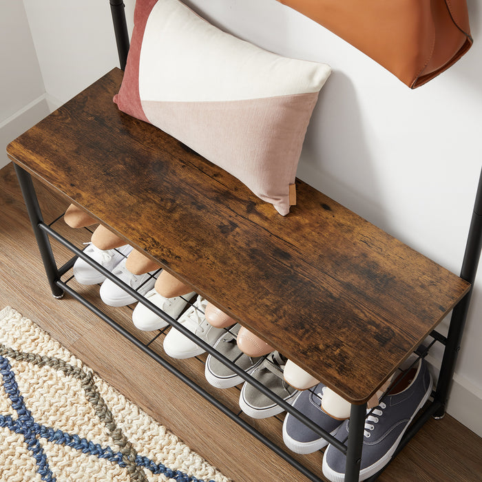 ACAZA Garderoberek Vintage bruin