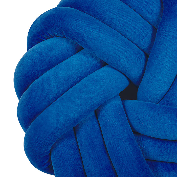 Beliani - AKOLA - Sierkussen - Blauw - 30 x 30 cm - Fluweel