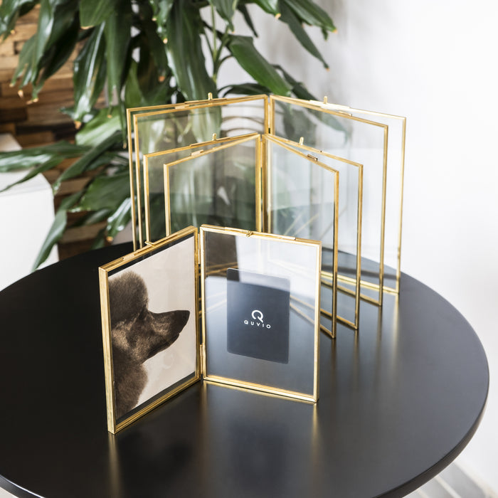 QUVIO Fotolijst staand rechthoek 13 x 18 cm (bxh) - Goud