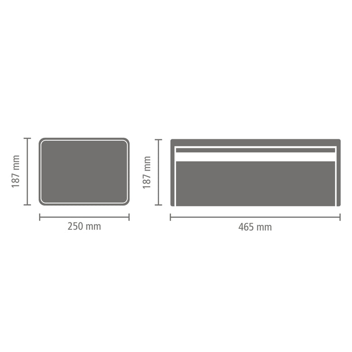 Brabantia Broodtrommel met klepdeksel