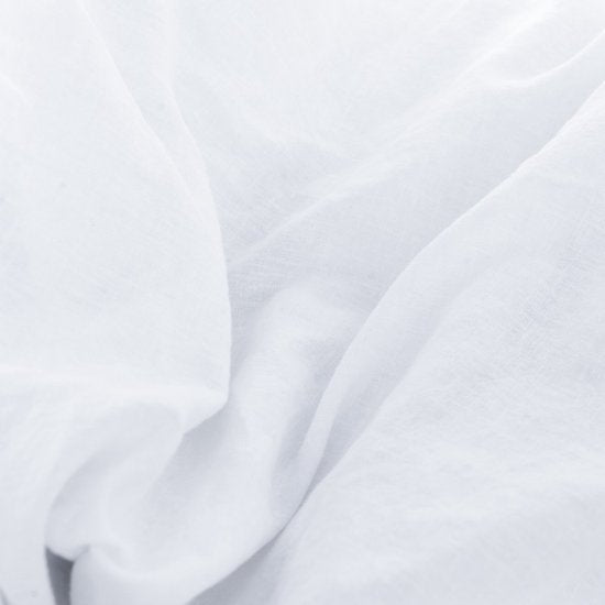 Halflinnen - Wit Maat: 1-persoons (140 x 200|220 cm)