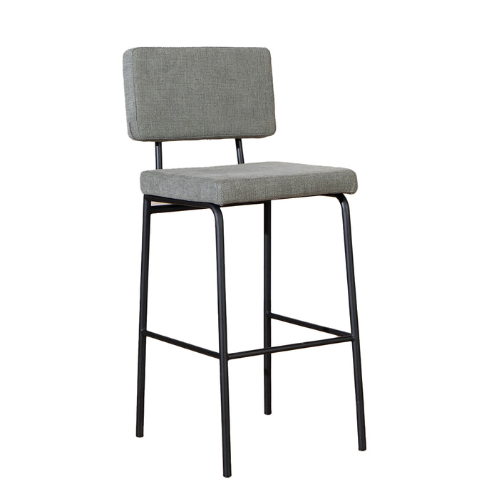 Bronx71 Scandinavische barkruk Espen groen gerecyclede stof 64-77 cm