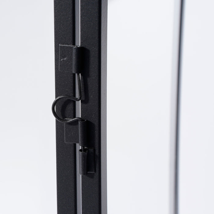 Mica Decorations Arzilla Lantaarn - L15 x B15 x H45 cm - Zwart