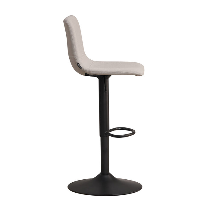 Bronx71 Scandinavische barkruk Eva draaibaar gerecyclede stof grijs