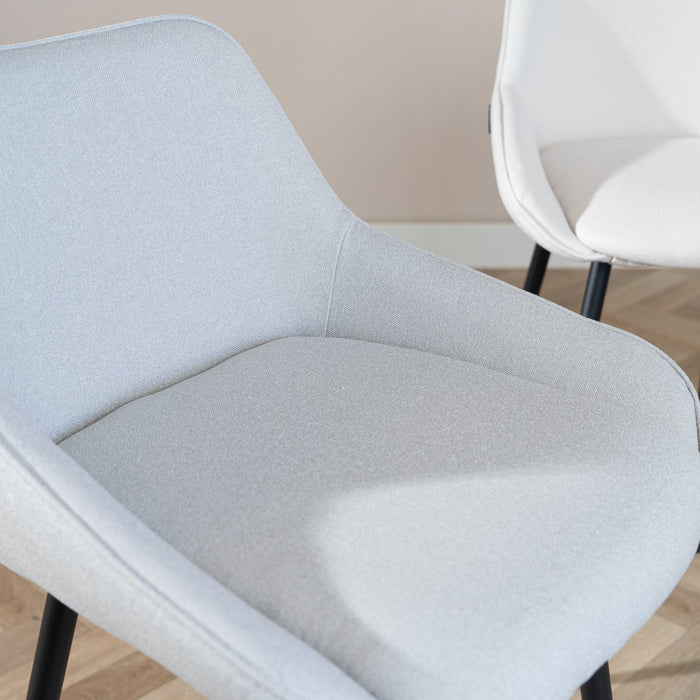 Bronx71 Scandinavische barkruk Lova gerecyclede stof grijs 68 cm