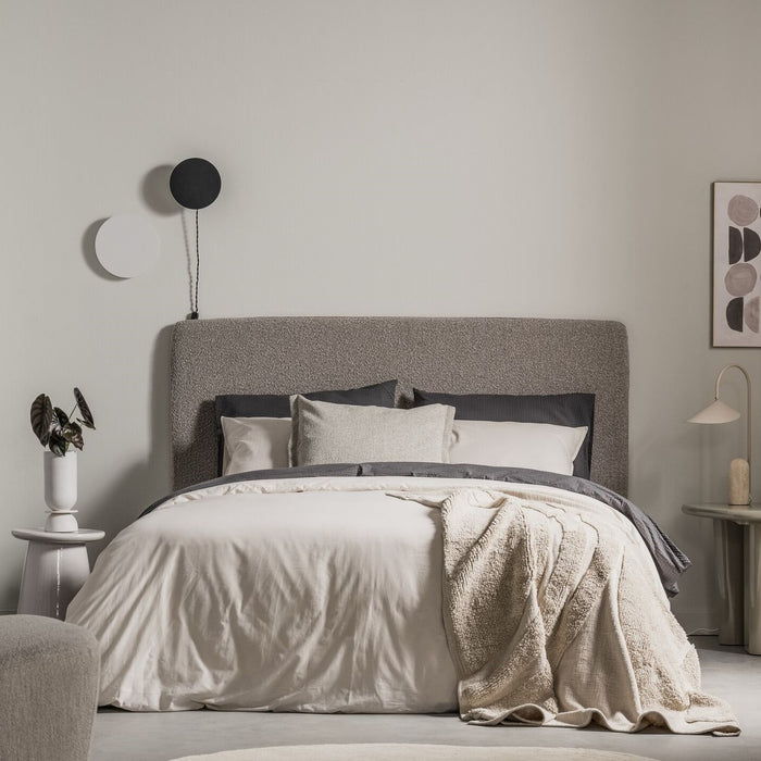 Malagoon Solid Poster Gebreid Sierkussen 50 x 50 cm - Black