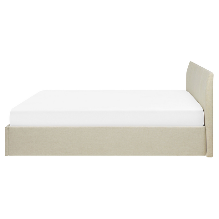 Beliani - ORBEY - Tweepersoonsbed - Beige - 160 x 200 cm - Polyester