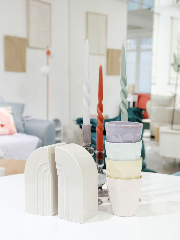 Mica Decorations Rico Bekers - Set van 4 - 170 ml - Pastelkleuren