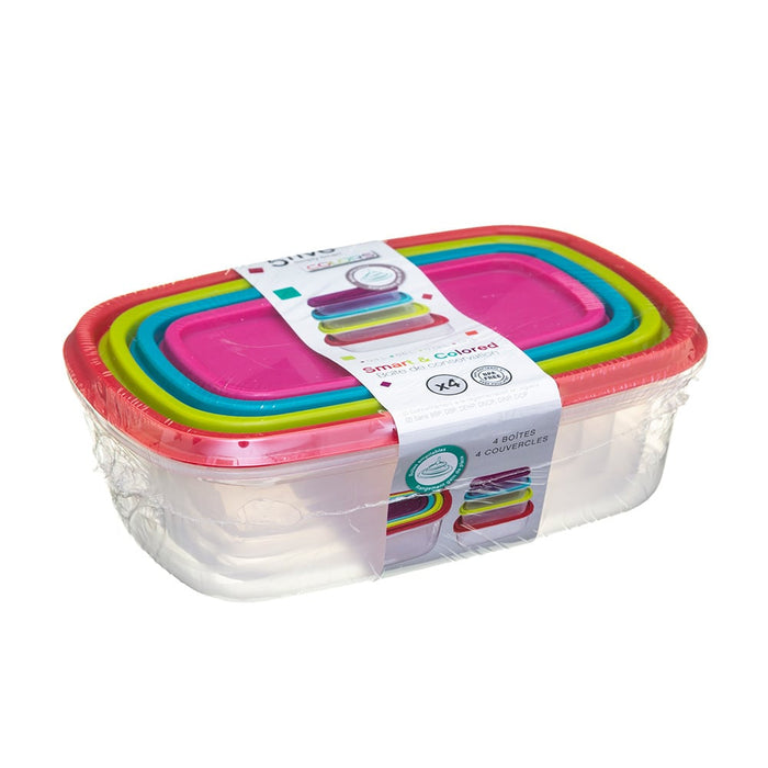 Five - Nestbare vershoudbakjes | Rechthoekig - 6 formaten