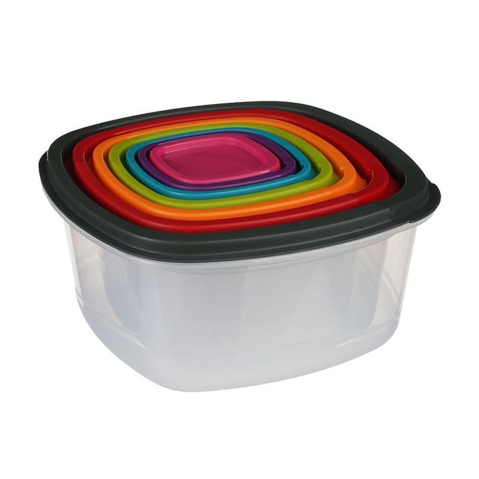 Five - Nestbare vershoudbakjes | Rechthoekig - 6 formaten