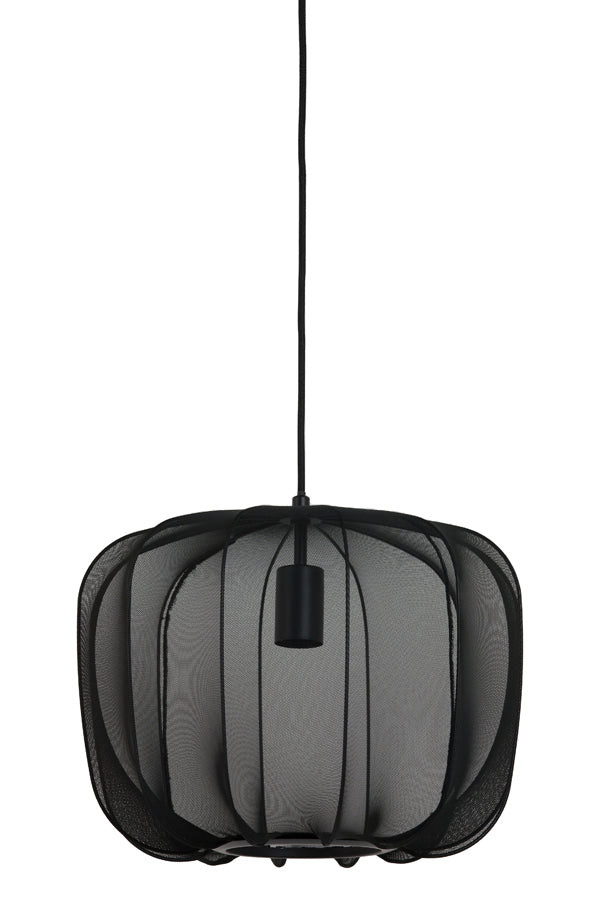 Light & Living Plumeria Hanglamp - XS - H 30 x Ø 40 cm - Zwart