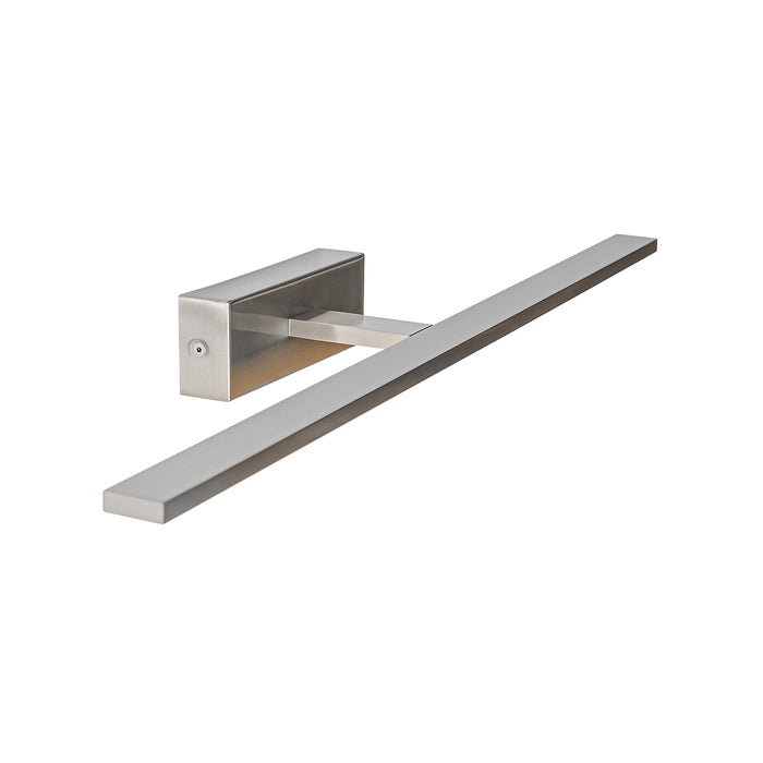 QAZQA Wandlamp staal 62 cm incl. LED IP44 - Jerre