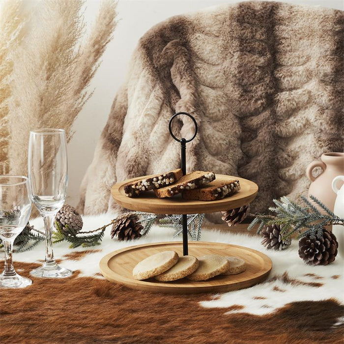 Etagere Bamboe 2-Laags