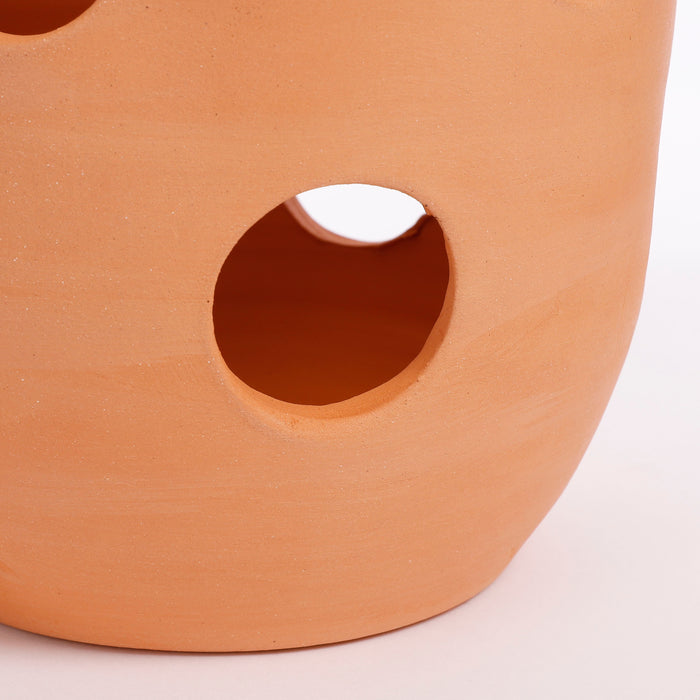 Mica Decorations Arena Lantaarn - H24 x Ø26 cm - Terracotta