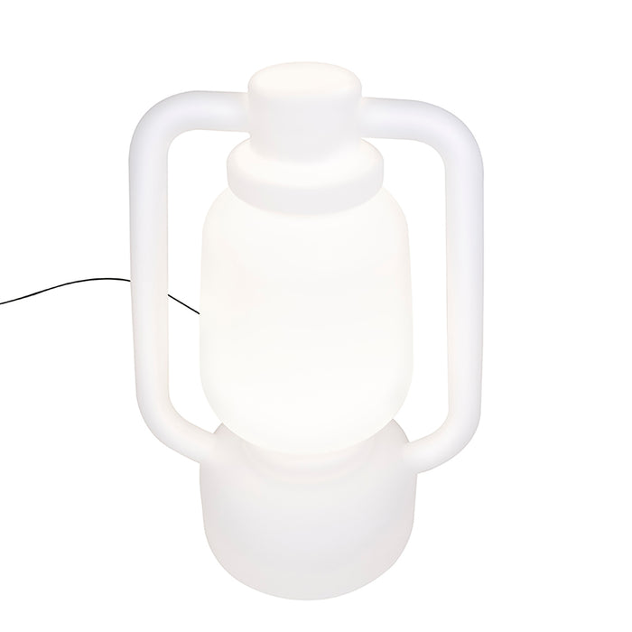 QAZQA Smart vloerlamp wit 110 cm incl. Wifi G95 - Storm Extra Large