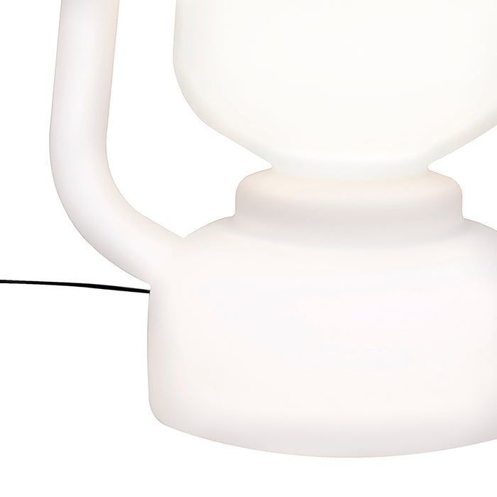 QAZQA Smart vloerlamp wit 110 cm incl. Wifi G95 - Storm Extra Large